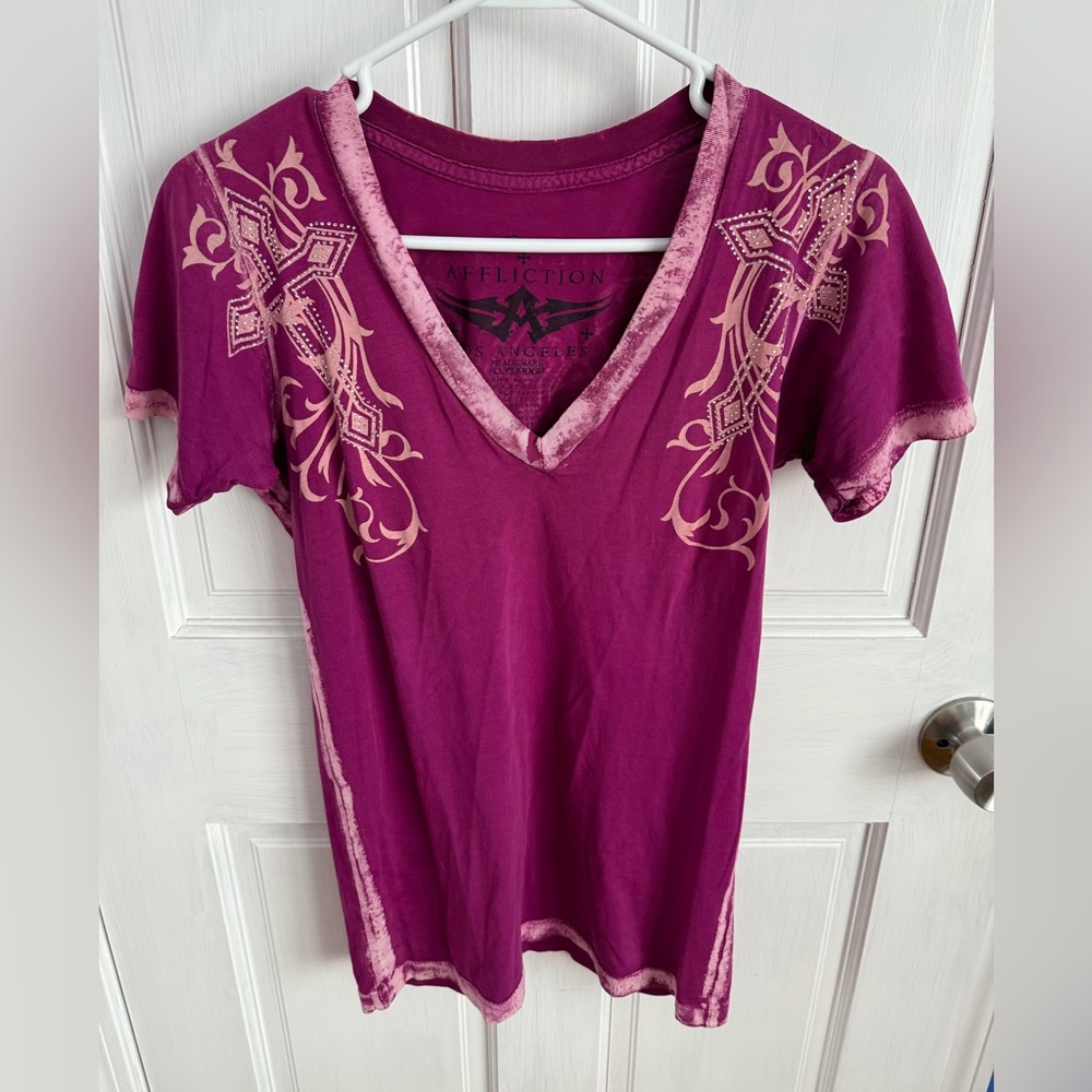 Affliction Top Size Small